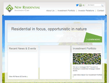 Tablet Screenshot of newresi.com